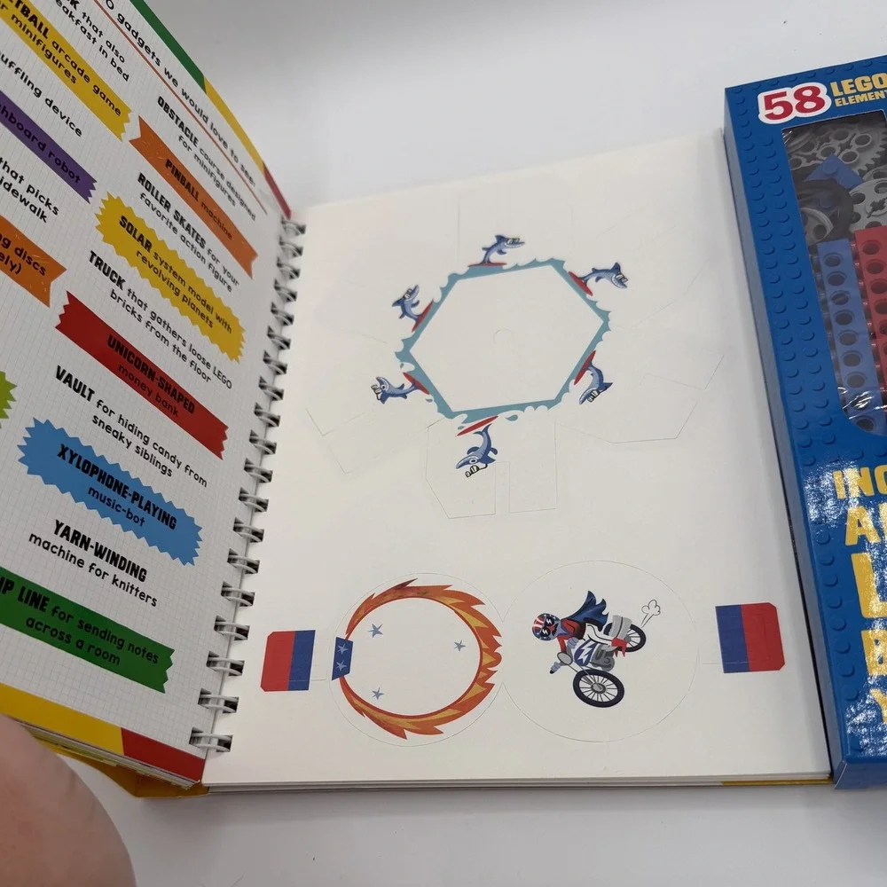 LEGO Gadgets Build 11 Machines Book with 58‎ LEGO Elements Bricks